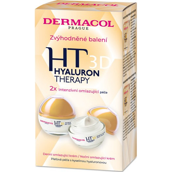 Dermacol Hyaluron Therapy 3D Remodeling Day Cream 50 ml + Remodeling Night Cream 50 ml, duopack