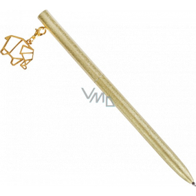 Albi Gold ballpoint pen with elephant 14 cm
