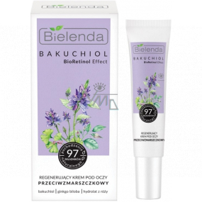 Bielenda Bakuchiol BioRetinol Effect regenerating eye cream against wrinkles 15 ml