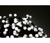 Emos Christmas lights white balls 20 m, 200 LED + 5 m cable