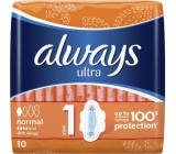 Always Ultra Normal Plus sanitary pads 10 pieces