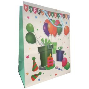 EP Line Paper gift bag 26 x 33,5 x 13,5 cm Happy Birthday