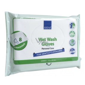 Abena Wet washcloth, unscented 15 x 22 cm 8 pieces