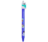 Colorino Rubberized pen Christmas Teddy Bear purple blue refill 0,5 mm