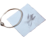 Cleaning cloth - silver cloth blue 8 x 8 cm 1 piece