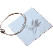 Cleaning cloth - silver cloth blue 8 x 8 cm 1 piece