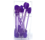 Eyeshadow applicator 6 cm box different colours