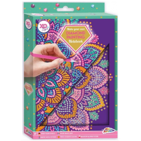 XO Style Diary A5 Diamond painting purple, creative set, recommended age 6+