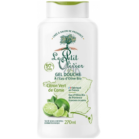 Le Petit Olivier Lime of Corsica nourishing and moisturizing shower gel 270 ml