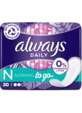 Always Daily To go Normal sanitary napkins 20 pcs
