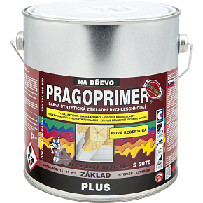 Pragoprimer Plus S 2070 basic wood paint, 0100 white, 2.5 l