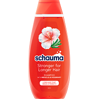 Schauma Shampoo Stronger for Longer Hair for Long Hair with Hibiscus and Rosemary 400ml
