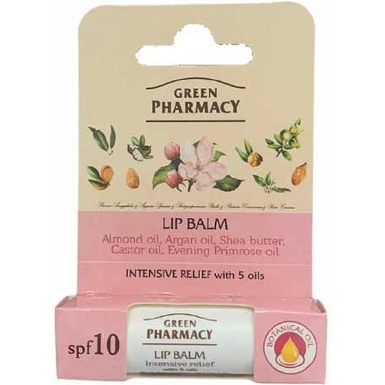 Green Pharmacy Lip Balm for Intense Relief, 3.6 g