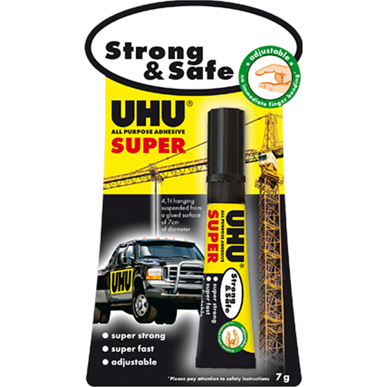 Uhu Alleskleber Super Strong & Safe super strong second glue new generation 7 g