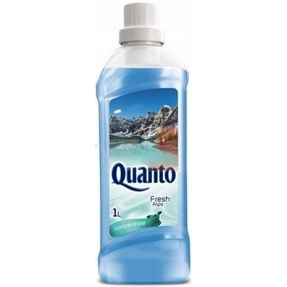Quanto Fresh Alps concentrated fabric softener a product for softening laundry and easy ironing 1 l