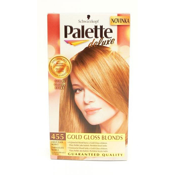 Schwarzkopf Palette Deluxe Nourishing 7 Oils Hair Color 455 Bright Golden Cinnamon