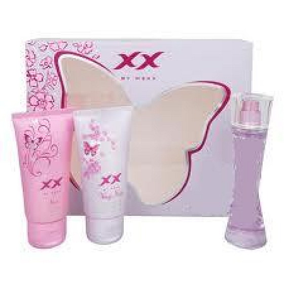 Mexx XX Nice eau de toilette 20 ml + shower gel + body lotion, gift set