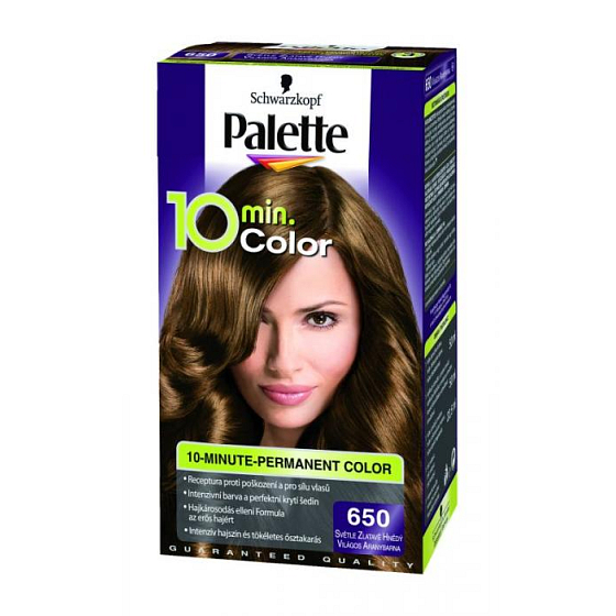 Schwarzkopf Palette 10 minutes Color hair color 650 Light golden brown
