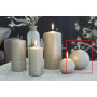 Lima Galaxy candle champagne ball 80 mm 1 piece