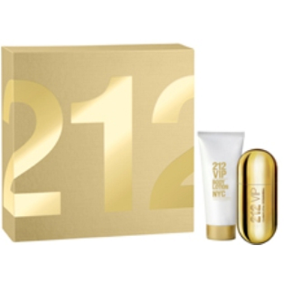 Carolina Herrera 212 VIP Women perfumed water 50 ml + body lotion 100 ml, gift set