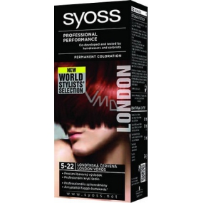 Syoss Professional hair color 5 - 22 London red