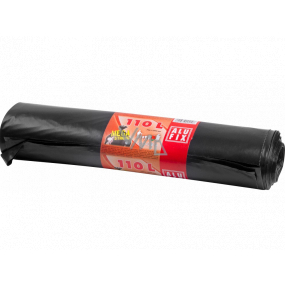 Alufix Garbage bags mega thick, black, 80 µ, 110 liters, 70 x 100 cm, 10 pieces