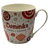Nekupto Twister mug named Dominika red 0.4 liter