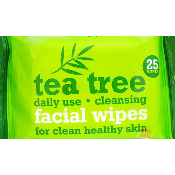 Xpe Tea Tree Peppermint cleansing wipes for face 2 x 25 pieces