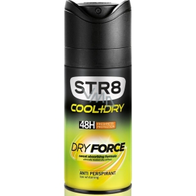 Str8 Cool + Dry Dry Force 48h antiperspirant deodorant spray for men 150 ml