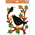 Window foil without glue autumn with scythe 30 x 20 cm