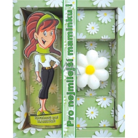 Bohemia Gifts For the best mom shower gel 300 ml + handmade flower soap 50 g, cosmetic set