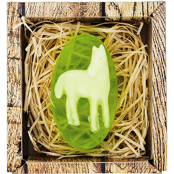 Bohemia Gifts Horse handmade toilet soap in a box of 70 g