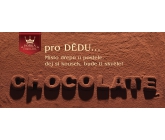 Bohemia Gifts Dark chocolate For grandpa, gift 100 g