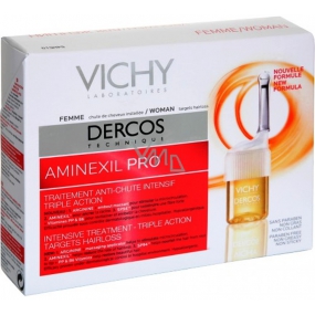 Vichy Dercos Aminexil Pro Intensive hair loss treatment for women 18 x 6 ml