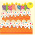 Nekupto Die Cutters Greeting Card Cake, G 31 3254