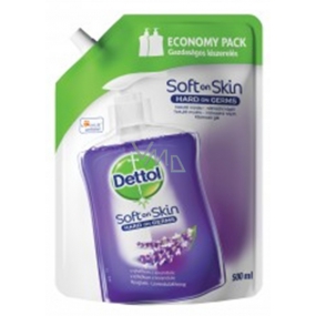 Dettol Lavender soothing liquid soap refill 500 ml