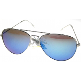 Dudes & Dudettes Sunglasses for children silver blue glass JK5570