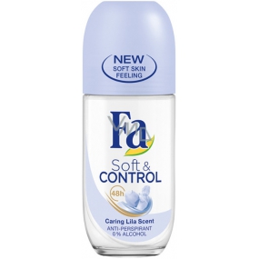 Fa Soft & Control Lilac Scent ball antiperspirant deodorant roll-on for women 50 ml