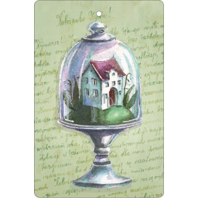 Bohemia Gifts Aromatic fragrance card House 10.5 x 16 cm