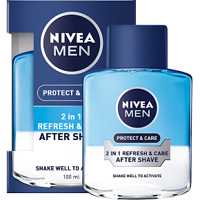 Nivea Men Protect & Care 2in1 Caring After Shave, 100 ml