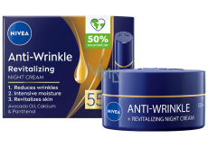 Nivea Anti-Wrinkle + Revitalizing 55+ Regenerating Night Cream 50 ml