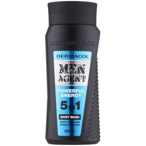 Dermacol Men Agent Powerful Energy 5 in 1 shower gel for men 250 ml