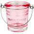 Yankee Candle Bucket with a candle holder for a votive candle pink 6 x 5 x 5 cm