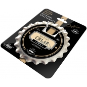 Nekupto League of True Gentlemen Bottle opener, coaster, magnet in one Wonderful guy - verified diameter 10 cm