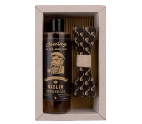 Bohemia Gifts & Cosmetics Sailor Beer Yeast & Hops shower gel 250 ml + wooden bow tie, cosmetic set