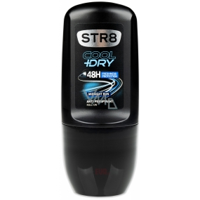 Str8 Skin Protect Cool + Dry Midnight Run 48h ball antiperspirant deodorant roll-on for men 50 ml