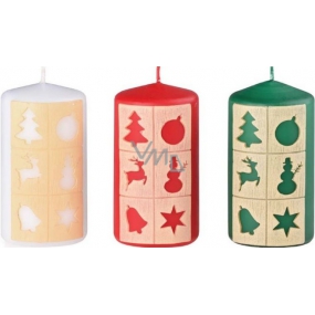 Arome Windows Christmas motif candle cylinder 60 x 110 mm 255 g 1 piece
