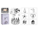 Angel ringing silver for a tea candle 65 x 160 mm