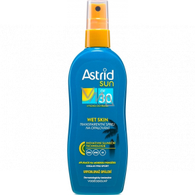Astrid Sun Wet Skin OF30 transparent sun spray 150 ml