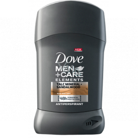 Dove Men + Care Elements Talc Mineral + Sandalwood solid antiperspirant deodorant stick 50 ml